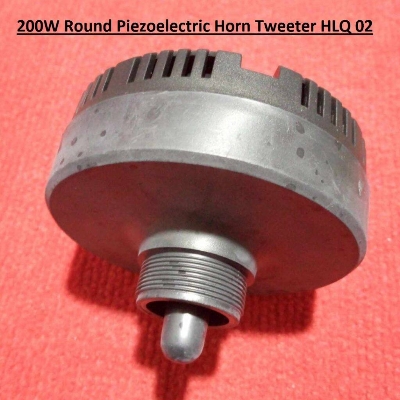 Picture of HLQ-02 200W Round Piezoelectric Horn Tweeter HLQ 02 4 Inch Tweeter Professional Voice Ultra Sound Multimedia Speaker 12V Tweeter 200W Tweeter 4-16 Ohms Audio Speaker For Home Theater Loudspeaker Car Horn Stereo Amplifiers