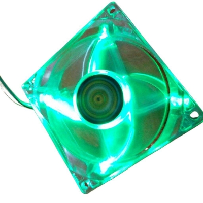 Picture of GREEN Lighting Computer Cooling Fans 3 Inch Computer Cooling Fans 3 Inche DC 12V Cooling Fans Cooling Fan Radiator Heat Dissipation Fan With LED Cables Connector 12V Fan