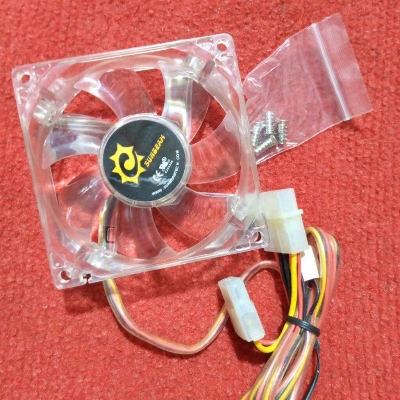 Picture of GREEN Lighting Computer Cooling Fans 3 Inch Computer Cooling Fans 3 Inche DC 12V Cooling Fans Cooling Fan Radiator Heat Dissipation Fan With LED Cables Connector 12V Fan