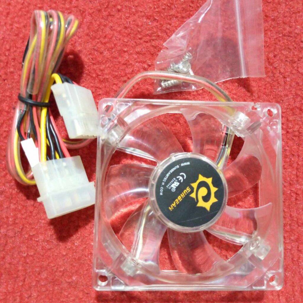 Picture of GREEN Lighting Computer Cooling Fans 3 Inch Computer Cooling Fans 3 Inche DC 12V Cooling Fans Cooling Fan Radiator Heat Dissipation Fan With LED Cables Connector 12V Fan