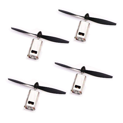 Picture of 1Pair- 180 Motor With Fan Propeller For Mini Fans 180 Motor Fans High Speed 180 Motor For DIY Mini Fans Making Purpose