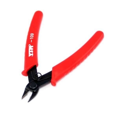 Picture of Wire Cutter Pliers YTH-109 127mm 5 Inch Cutter Diagonal Side Cutting Nippers Professional Electronic Plastic Cutter Pliers Anti Slip Handle For PCB Shield Cutting Tools Sets