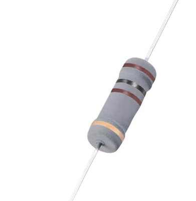 Picture of 10Pcs - 2W 820K Resistor 820K 2W Resistor Metal Film Resistor 820K Metal Oxide Film Resistor Axial Leads Resistor ±5% Tolerance 2 Pin Leads