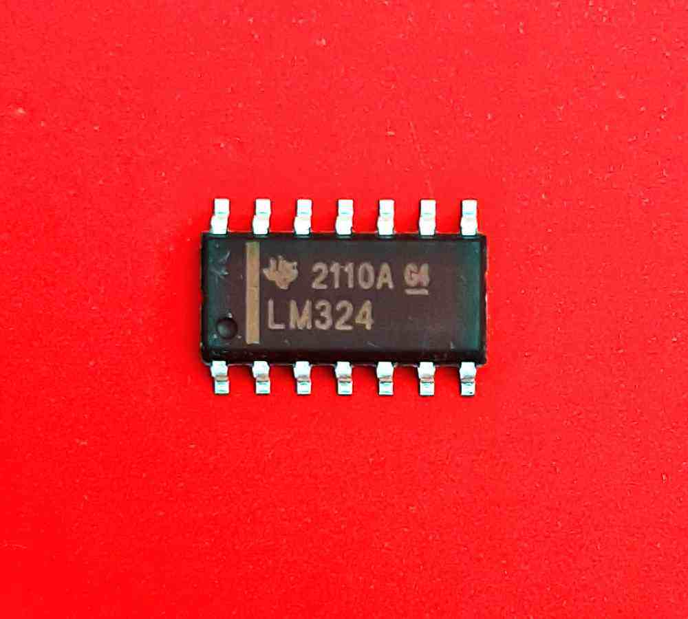 Picture of 2Pcs - SMD LM324 Low Offset Voltage Operational Amplifiers SMD-8 8 Leads Pin Dual In Line Package SMD LM324 Voltage Operational Amplifiers Integrated Circuit LM324 IC