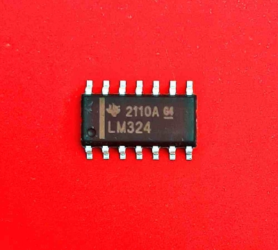 Picture of 2Pcs - SMD LM324 Low Offset Voltage Operational Amplifiers SMD-8 8 Leads Pin Dual In Line Package SMD LM324 Voltage Operational Amplifiers Integrated Circuit LM324 IC