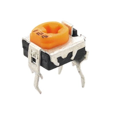 Picture of 5Pcs - RM065 VR 221 220 Potentiometer 3 Pin Leads Resistor 220 Ohms Volume 220 Variable Resistor 221 6mm Trimpot V/R 220 Potentiometer Switches