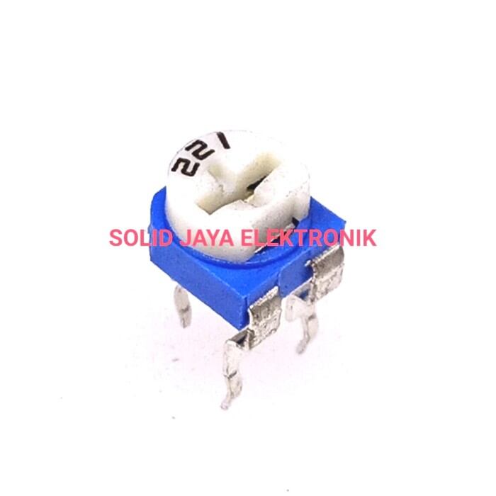 Picture of 5Pcs - RM065 VR 221 220 Potentiometer 3 Pin Leads Resistor 220 Ohms Volume 220 Variable Resistor 221 6mm Trimpot V/R 220 Potentiometer Switches