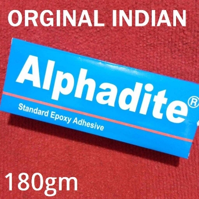 Picture of 180gm Alphadite Epoxy ORGINAL INDIAN 180gm Alphadite Epoxy Standard Epoxy Adhesives 180gm Alphadite Glue Cement Alphadite Gum Use For Plastic Rubber Wood