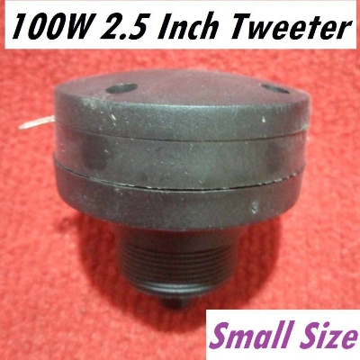 Picture of HLQ-01 100W Round Piezoelectric Horn Tweeter HLQ 01 2.5 Inch Tweeter Voice Ultra Sound 12V Tweeter 100W Tweeter 4-16 Ohms Audio Speaker For Home Theater Loudspeaker Car Horn Stereo Amplifiers