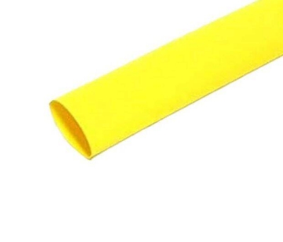 Picture of 2 Gauge- YELLOW 10mm Heat Shrink Tube 10mm Yellow Heatshrink Tube Shrinkable Wrap For Cables Connector Repairs 10mm Heatshrink Tube 10mm
