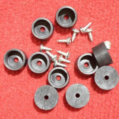 Picture of 8Pcs – 12mm Rubber Feet Non Slip Rubber Bumper Feet With M3 Screw For Electrical Appliance IPS UPS BOX Leg Feet 12mm Round Size Tools Sets