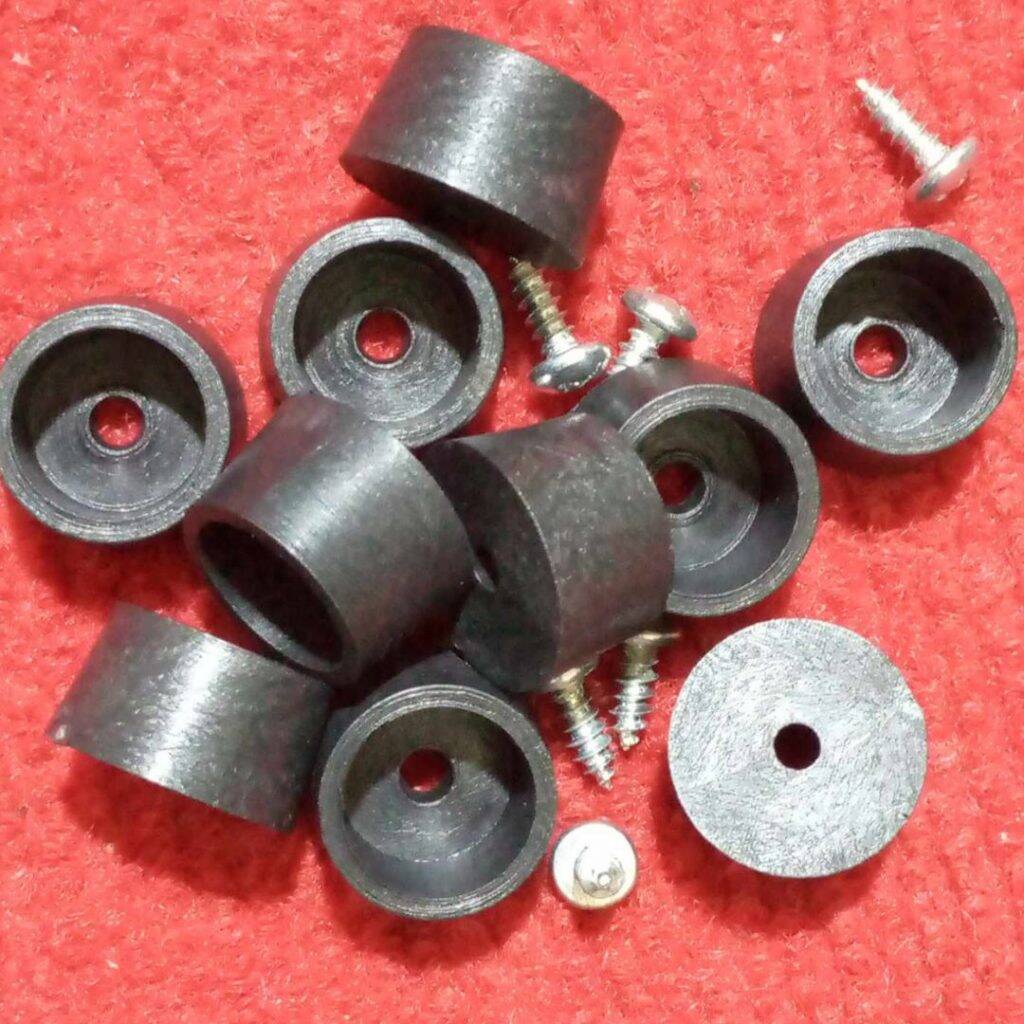 Picture of 8Pcs – 12mm Rubber Feet Non Slip Rubber Bumper Feet With M3 Screw For Electrical Appliance IPS UPS BOX Leg Feet 12mm Round Size Tools Sets