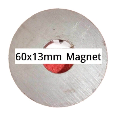 Picture of BLACK 60mm RING MAGNETS 60x13mm Ring Magnets 60mm Magnet Multipurpose Permanent Round Ring Magnet Permanent Magnet