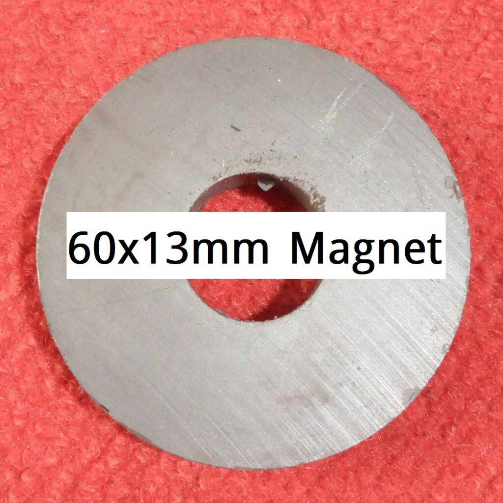 Picture of BLACK 60mm RING MAGNETS 60x13mm Ring Magnets 60mm Magnet Multipurpose Permanent Round Ring Magnet Permanent Magnet