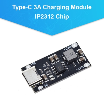 Picture of IP2312 Module 3A Type C Input High Current 3A IP2312 Fast Charging Circuit 5V To 4.2V 4.35V Polymer Ternary Lithium Battery Replace TP4056 ETA4096 Module Adapters USB C 3A IP2312 Circuit