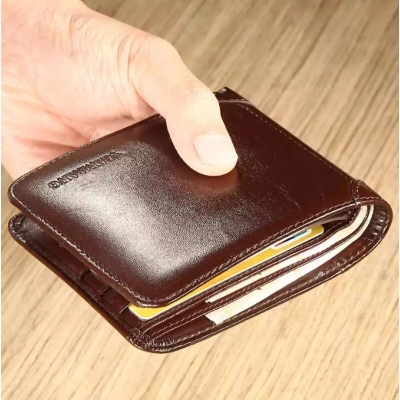Picture of High quality Artificial Leather wallet for men