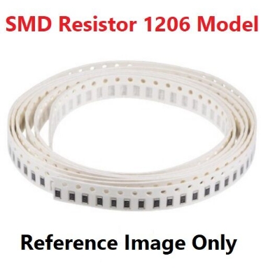 Picture of 10Pcs - SMD 3.3K Resistor 1206 Tolerance 5% Thick Film Chip Resistors 2 Pin Leads Pin Model 1206 3.3K Ohm Resistor