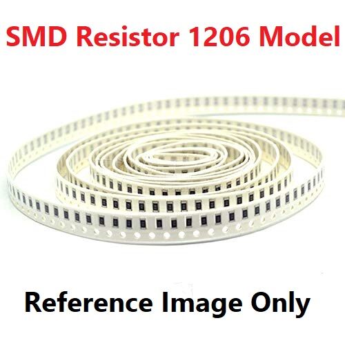 Picture of 10Pcs - SMD 4.7M Resistor 1206 Tolerance 5% Thick Film Chip Resistors 2 Pin Leads Pin Model 1206 4.7M Ohm Resistor