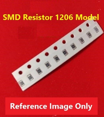 Picture of 10Pcs - SMD 22 Ohm Resistor 1206 Tolerance 5% Thick Film Chip Resistors 2 Pin Leads Pin Model 1206 22 Ohm Resistor