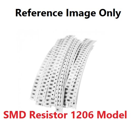 Picture of 10Pcs - SMD 22 Ohm Resistor 1206 Tolerance 5% Thick Film Chip Resistors 2 Pin Leads Pin Model 1206 22 Ohm Resistor