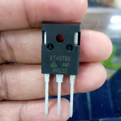 Picture of ORIGINAL BT40T60 IGBT 40T60 IC TO-3P TO3P 40A 600V IGBT Transistor Power BT40T60 MOSFET 3 Pin Leads IGBT BT40T60 Transistor