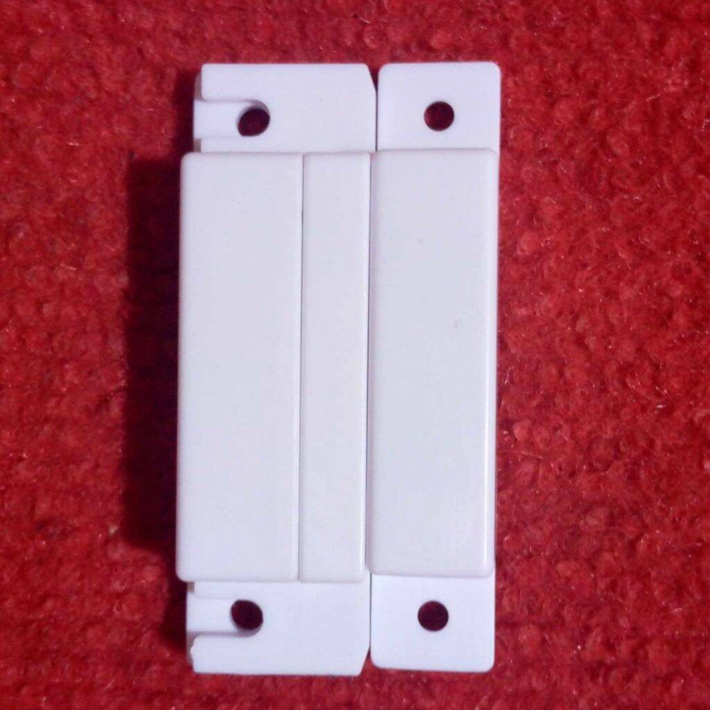 Picture of MC31 Magnetic Sensor MC-31 Wired Magnetic Door Window Contact Reed Switch Magnetic Sensor Door Window Security Alarm System NC Normally Open Magnetic Switches Surface Mount Tools MC31 Door Sensor