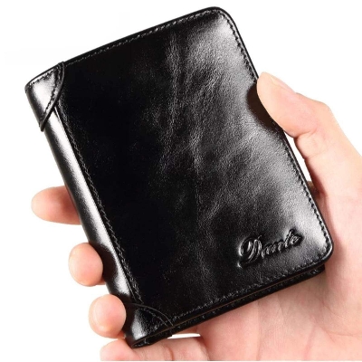 Picture of Cow Leather High quality Long Lusting Wallet For Men