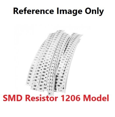Picture of 10Pcs - SMD 3.3M Resistor 1206 Tolerance 5% Thick Film Chip Resistors 2 Pin Leads Pin Model 1206 3.3M Ohm Resistor