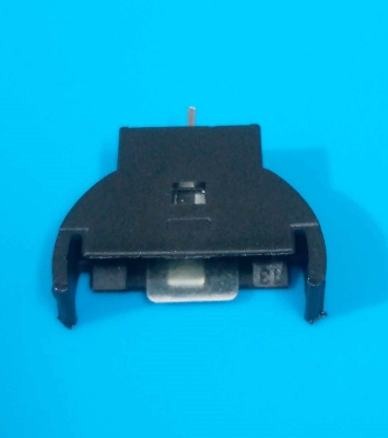 Picture of 5Pcs - CMOS CR2032 Battery Holder Coin Cell Button Socket Holder Case CR2032 Vertical Coin Cell Button Battery Holder Case 3 Pin CR2032 Solder Mounting Lead CR2032 Holder Vertical Battery Holder PCB Mount