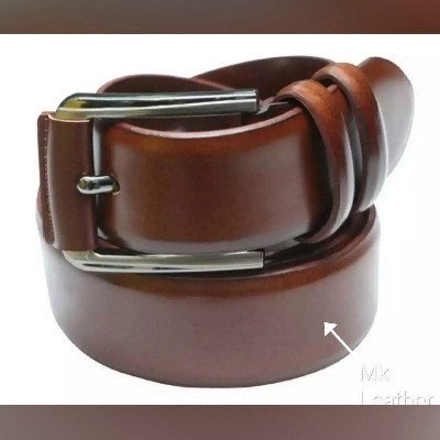 Picture of Dip chocolate High quality Artificial Leather belt for men