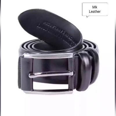 Picture of Black Artificial Leather belt for men