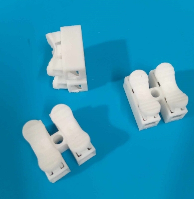 Picture of 5Pcs - 2 WAY Spring Press Quick Wire Connector 2 Way WHITE Color Quick Wiring 2 Position 220V Box Press Connector Cables Clamp For LED Strip Light Cables Wire Fixing