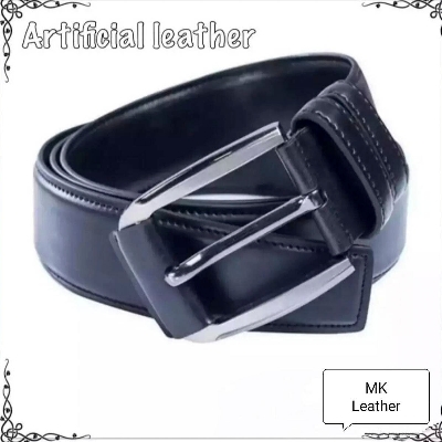 Picture of Black Artificial Leather belt for men