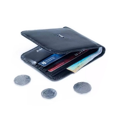 Picture of Sky Black Stylish Artificial Leather wallet for men-Navy Blue