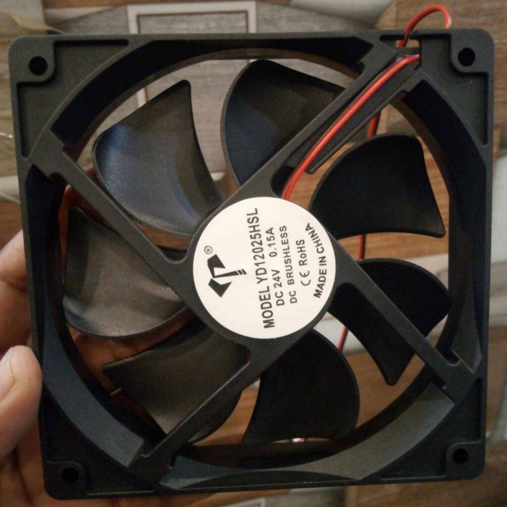 Picture of 5″ Inch 24V Cooling Fans 5 Inches DC 24V 127mm Heatsink Cooler Cooling Fan Radiator Heat Dissipation Fan