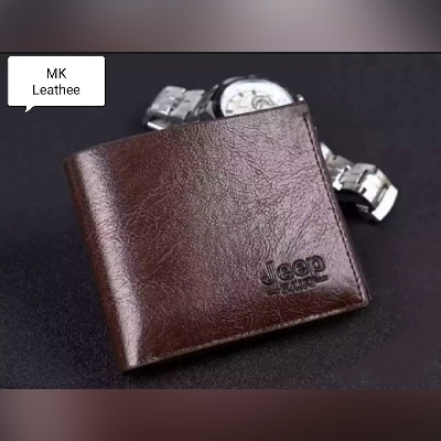 Picture of Jeep Chocolate High quality Stylish Artificial Leather wallet for men