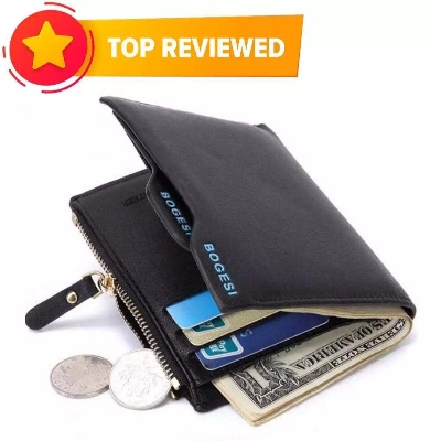 Picture of Bogesi Black Stylish Artificial Leather wallet for me