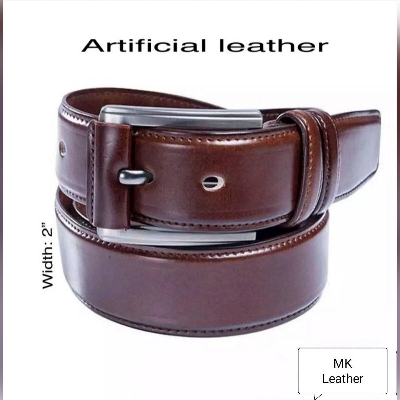 Picture of Chocolate Colour Artificial Leather Belt for men