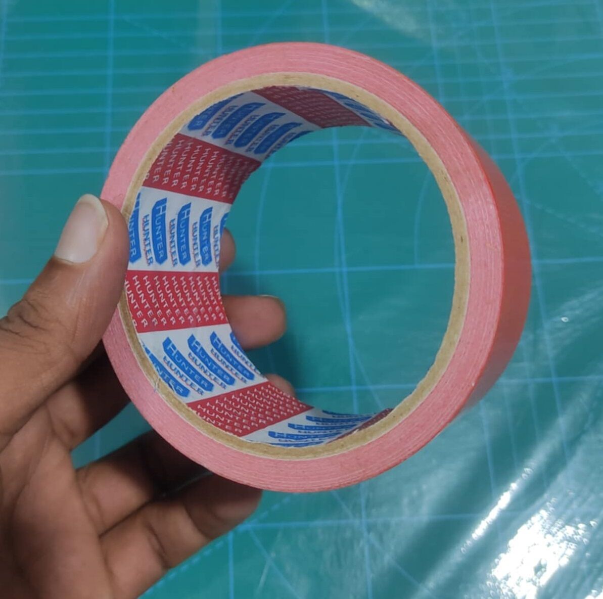 Picture of RED Color Polyethylene Cloth Tape 2 Inch Tape 50mm Tape 10M Long Industrial Cloth Duct Tape Adhesive Red Color Tape 2 Inch Binding Tape Rexene Tape 2 Inch Polythene Cloth Tape - Black