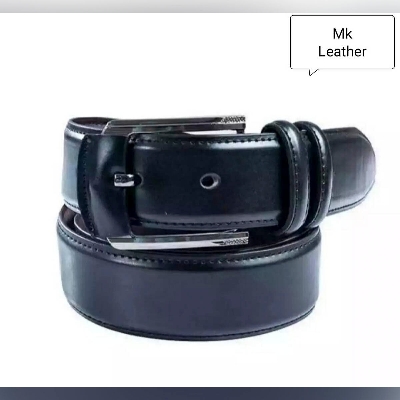 Picture of Black Artificial Leather belt for men