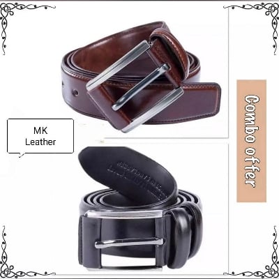Picture of Multicolour Artificial Leather belt combo for men - Belt For Men