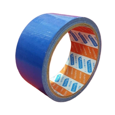 Picture of BLUE Polyethylene Cloth Tape 2 Inch Tape 50mm Tape 10M Long Industrial Cloth Duct Tape Adhesive Blue Tape 2 Inch Binding Tape Rexene Tape 2 Inch Polythene Cloth Tape Rexine Tape - Black