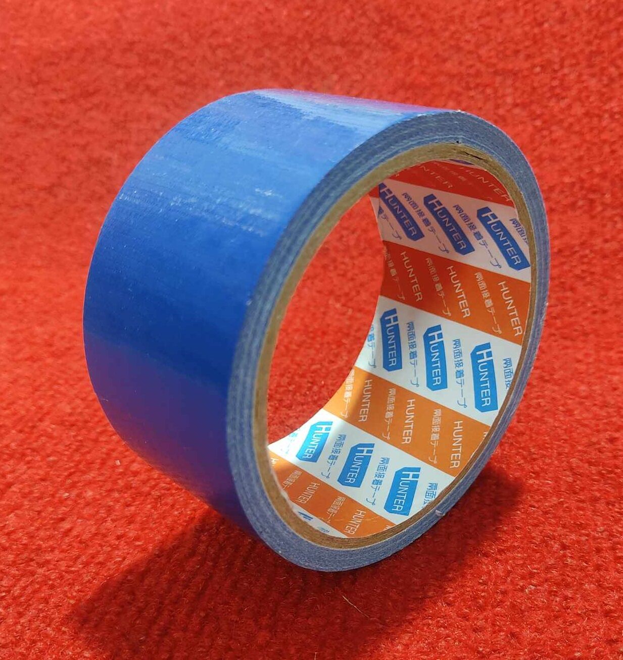 Picture of BLUE Polyethylene Cloth Tape 2 Inch Tape 50mm Tape 10M Long Industrial Cloth Duct Tape Adhesive Blue Tape 2 Inch Binding Tape Rexene Tape 2 Inch Polythene Cloth Tape Rexine Tape - Black