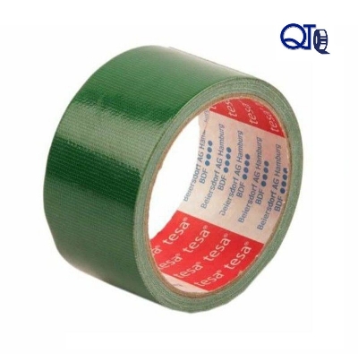 Picture of GREEN Polyethylene Cloth Tape 2 Inch Tape 50mm Tape 10M Long Industrial Cloth Duct Tape Adhesive Green Tape 2 Inch Binding Tape Rexene Tape 2 Inch Polythene Cloth Tape Rexine Tape - Black