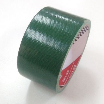 Picture of GREEN Polyethylene Cloth Tape 2 Inch Tape 50mm Tape 10M Long Industrial Cloth Duct Tape Adhesive Green Tape 2 Inch Binding Tape Rexene Tape 2 Inch Polythene Cloth Tape Rexine Tape - Black