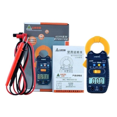 Picture of A3399 Digital Clamp Multimeter Ammeter A3399 Clamp Meter A3399 Multifunctional Digital Clamp Meter DC AC Voltage AC Current Resistance Capacitance Frequency Testers