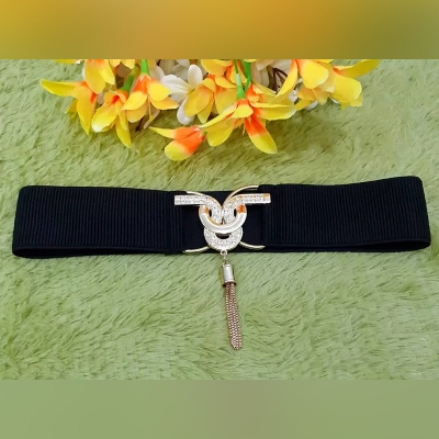 Picture of Black Ledise Adjusted High quality Belt for Women