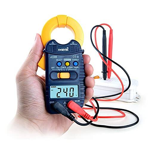 Picture of A3399 Digital Clamp Multimeter Ammeter A3399 Clamp Meter A3399 Multifunctional Digital Clamp Meter DC AC Voltage AC Current Resistance Capacitance Frequency Testers
