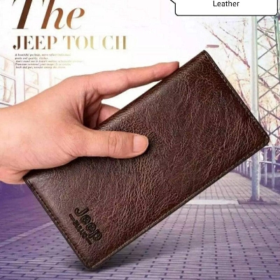 Picture of High quality High Capacity Thin Men's Long Wallet-Chocolate