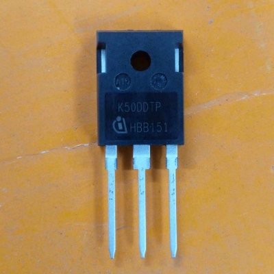 Picture of K50DDTP IGBT 50A 600V IGBT Power Transistor TO-247 3 Pin Leads Switching Power N Channel MOSFET 50DDTP Transistor K50DD IGBT K50DDTP Transistor